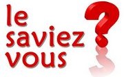 le saviez vous